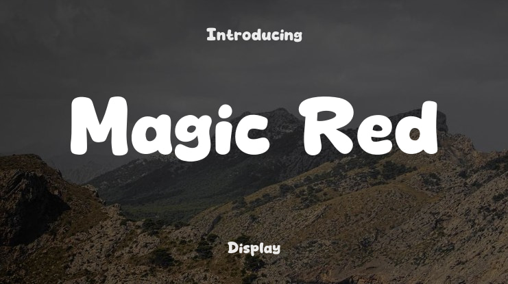 Magic Red Font