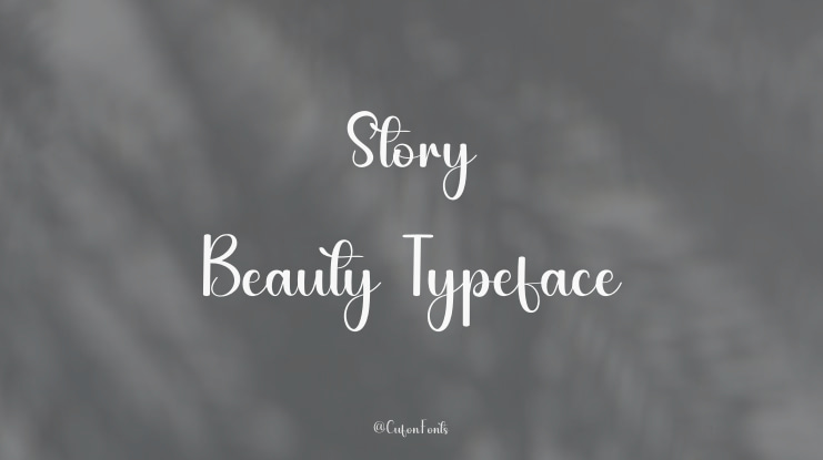 Story Beauty Font
