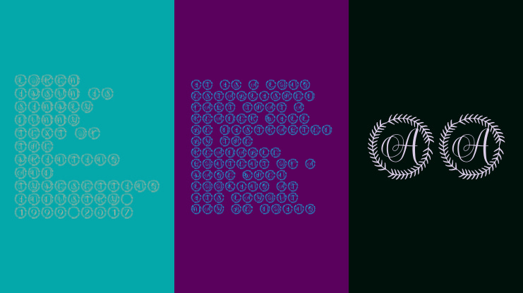 Rosaver Monogram Font