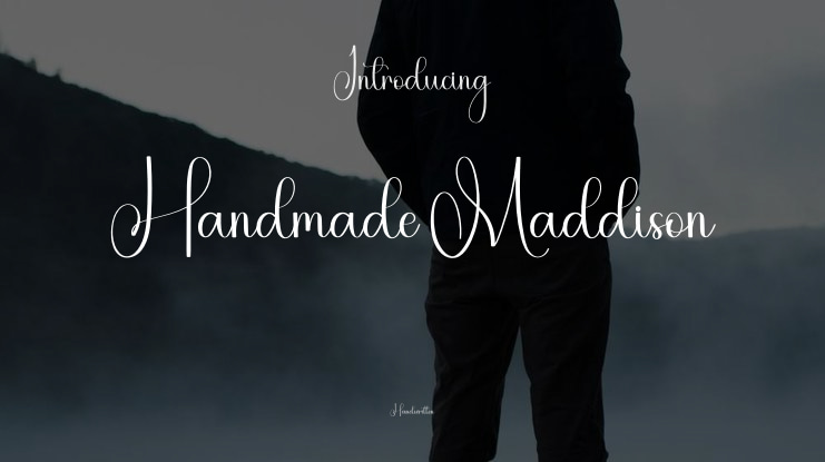 Handmade Maddison Font
