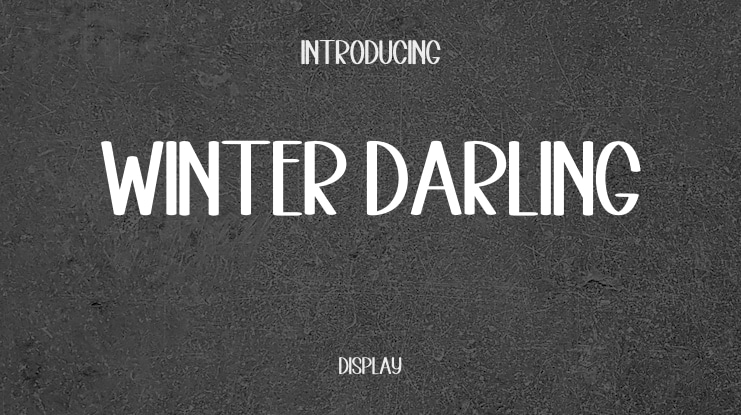 Winter Darling Font