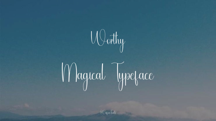 Worthy Magical Font