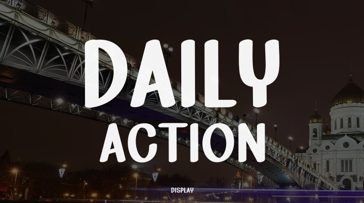 Daily Action Font