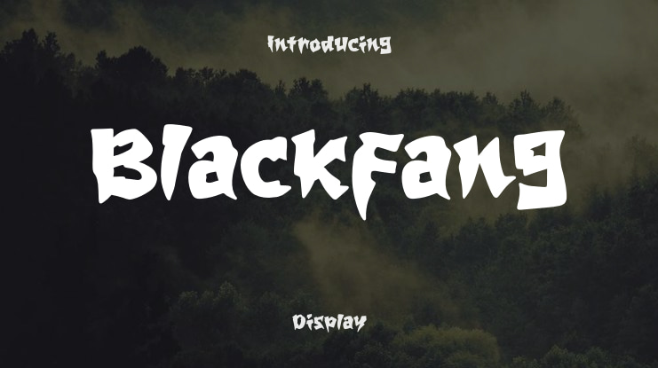 Blackfang Font