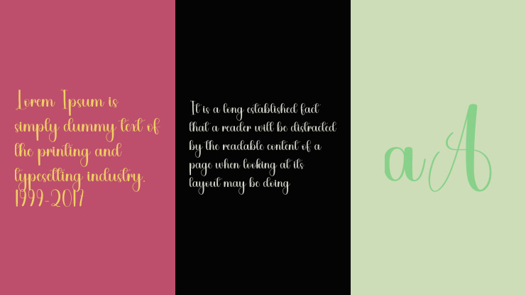 Stylish Colourful Font