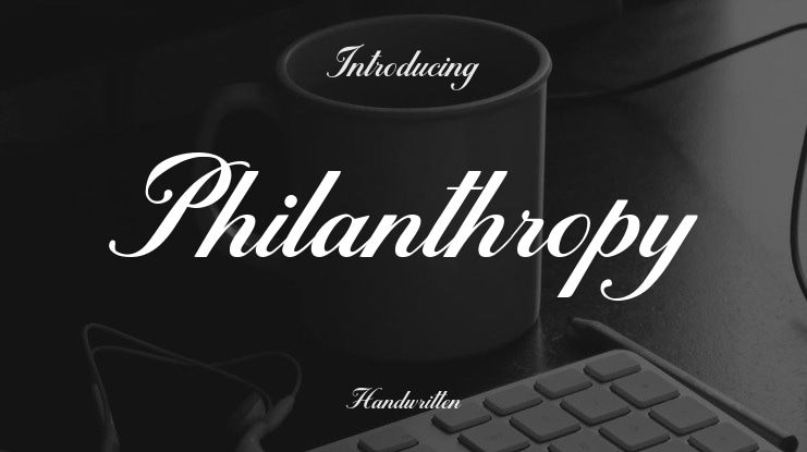 Philanthropy Font