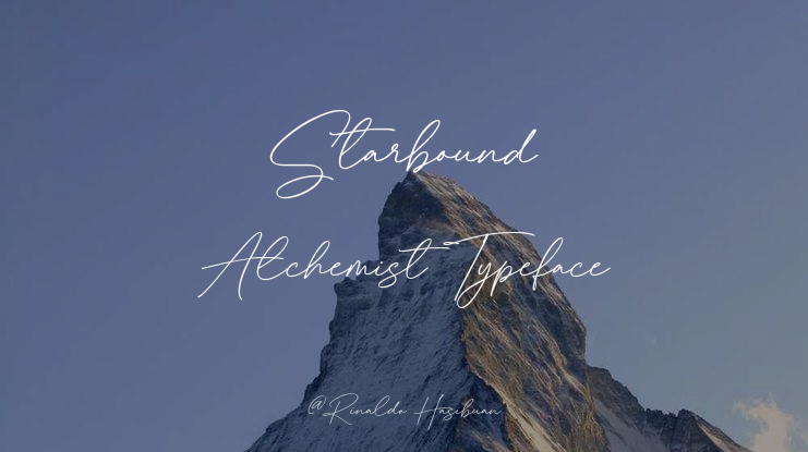 Starbound Alchemist Font