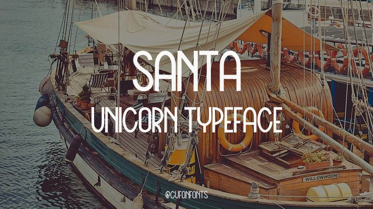 Santa Unicorn Font
