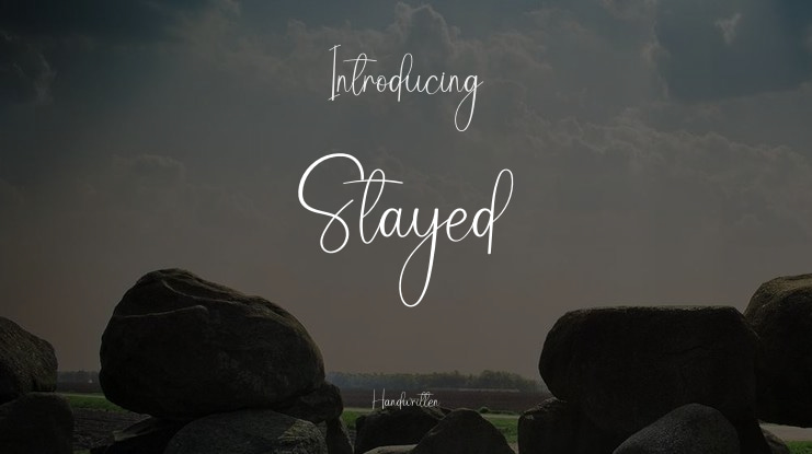 Stayed Font