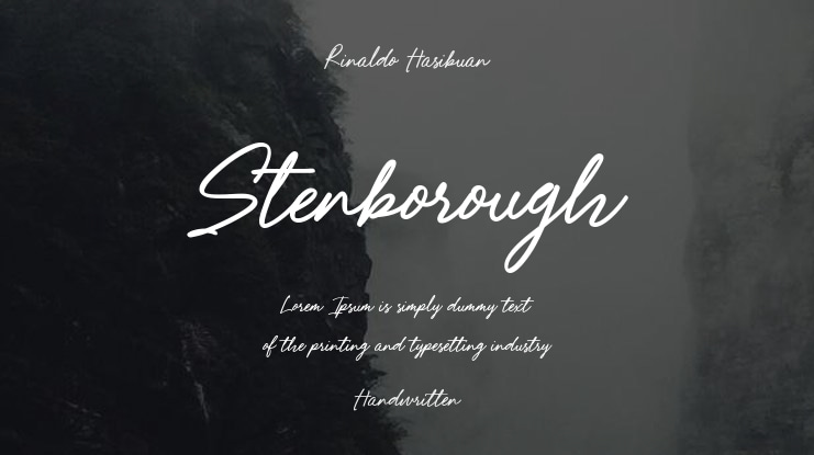 Stenborough Font