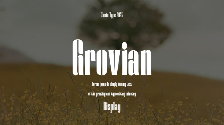 Grovian Font