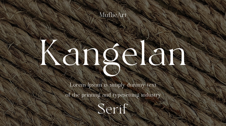 Kangelan Font