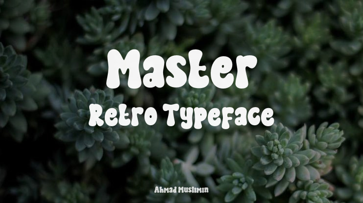 Master Retro Font