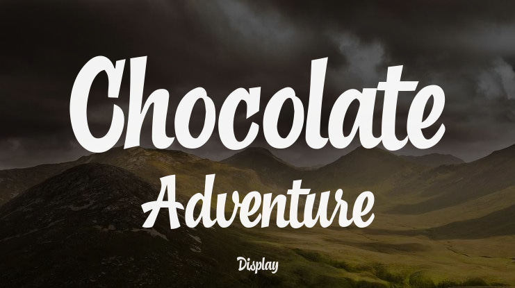 Chocolate Adventure Font