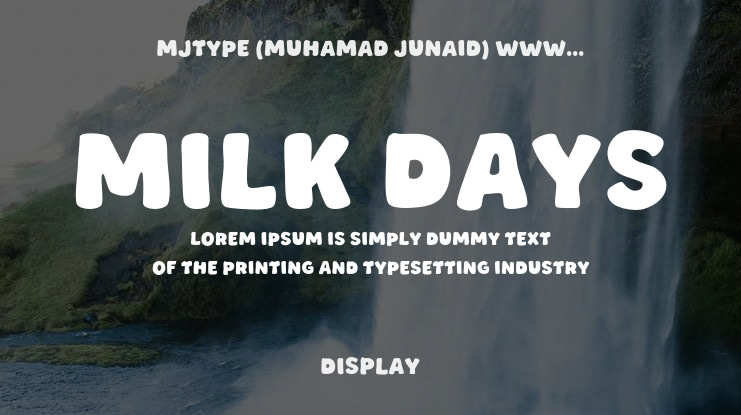 Milk Days Font