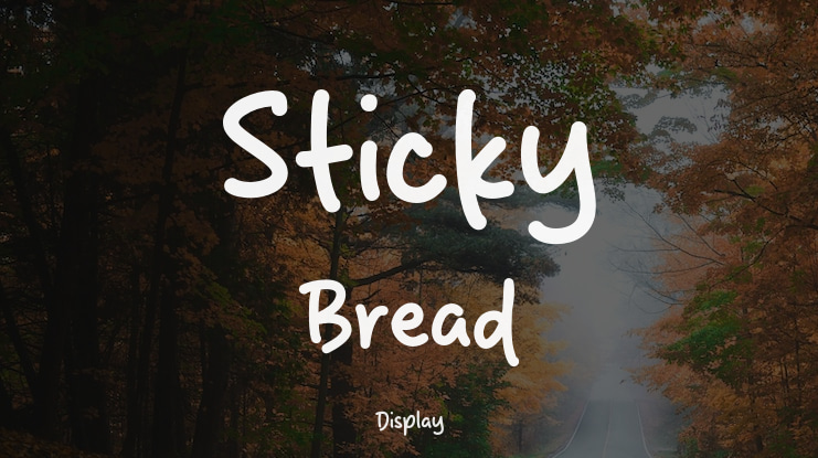 Sticky Bread Font