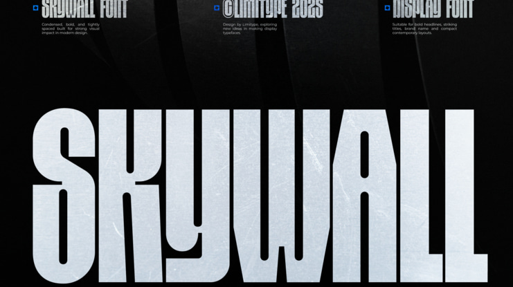 Skywall Condensed Font