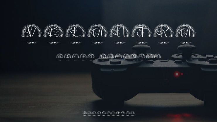 Velantra Split Monogram Font