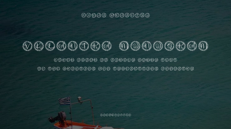 Velantra Monogram Font