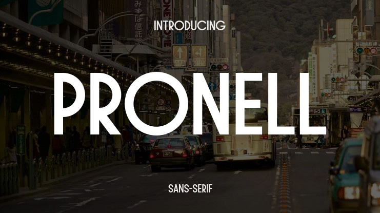 Pronell Font