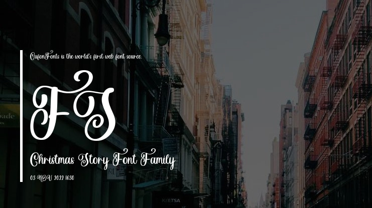 FS Christmas Story Font