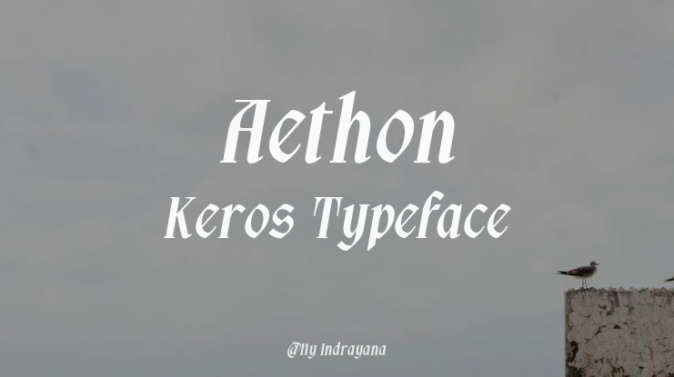 Aethon Keros Font