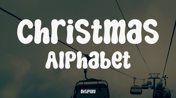 Christmas Alphabet Font
