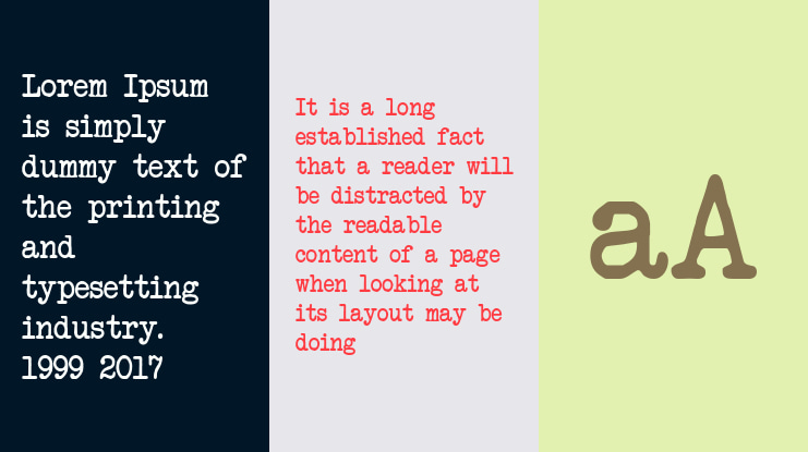 Another Typewriter Font