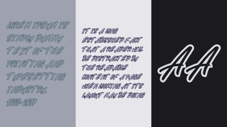 Metro Venom-outline Font Family