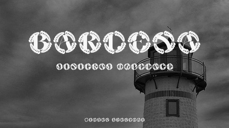 Barlena Monogram Font