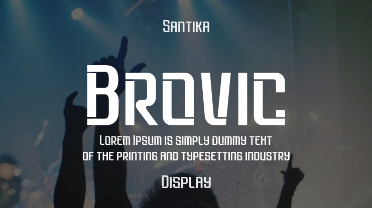 Brovic Font Family