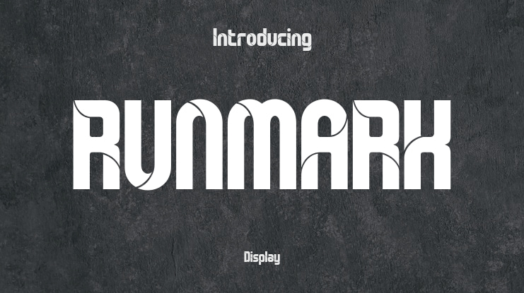 RUNMARK Font