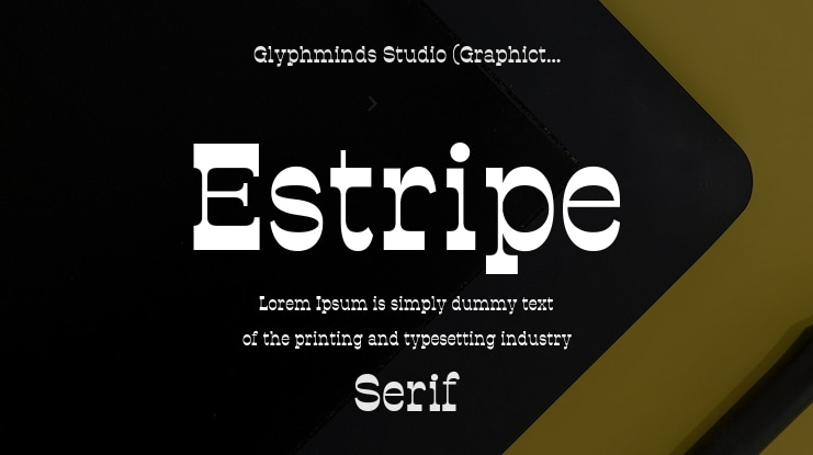 Estripe Font Family