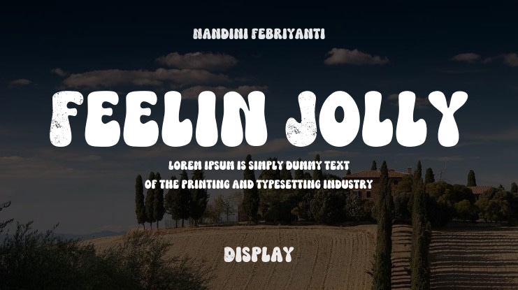 Feelin Jolly Font