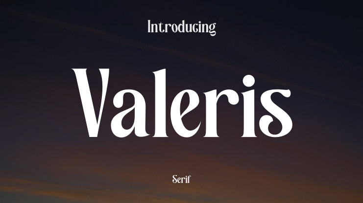 Valeris Font