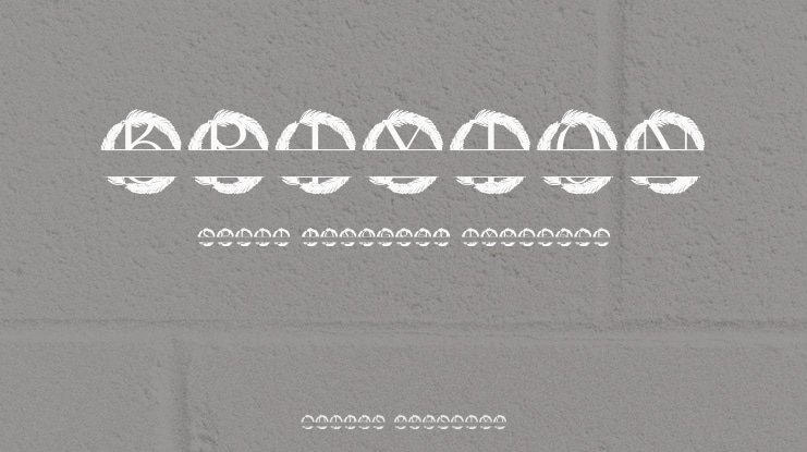 Brixton Split Monogram Font