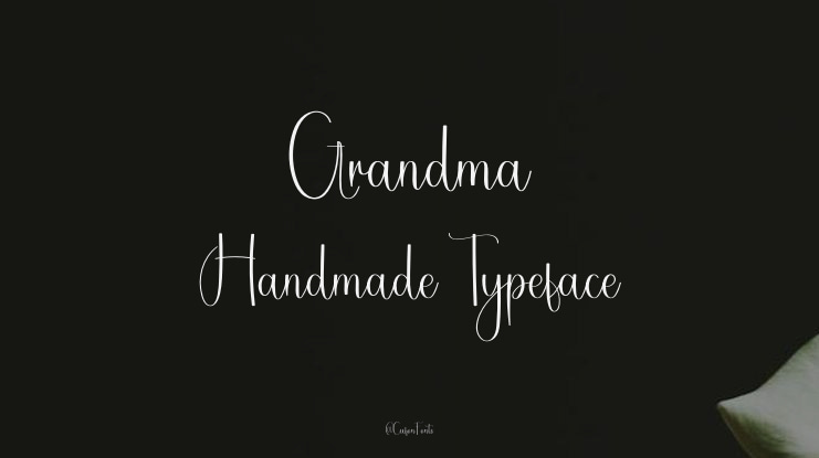 Grandma Handmade Font
