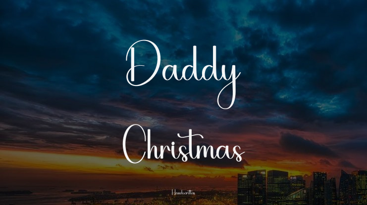 Daddy Christmas Font