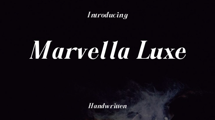 Marvella Luxe Font