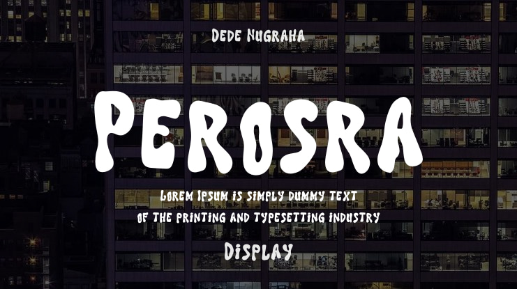 Perosra Font