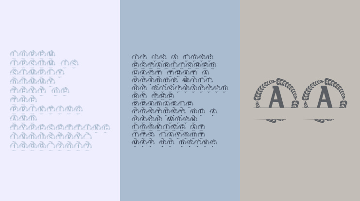 Darlowe Split Monogram Font