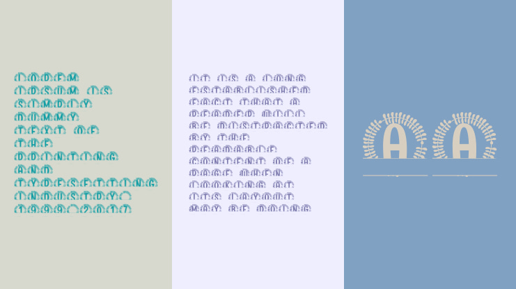 Doraluxe Split Monogram Font