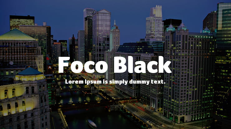 Foco Black Font