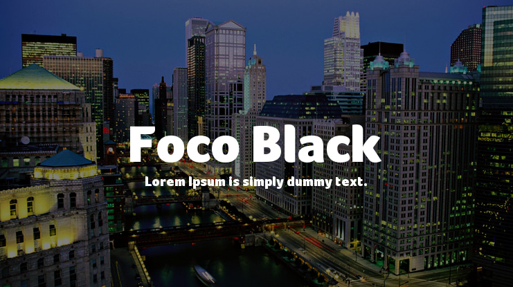 Foco Black Font