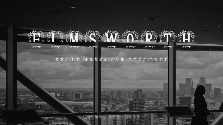 Elmsworth Split Monogram Font