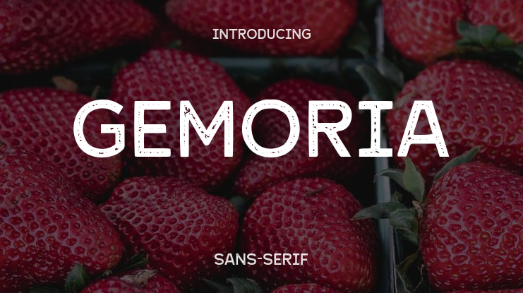 Gemoria Font Family