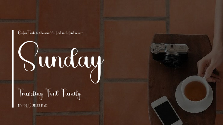 Sunday Traveling Font