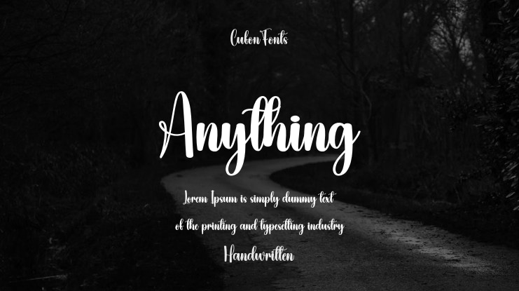 Anything Font