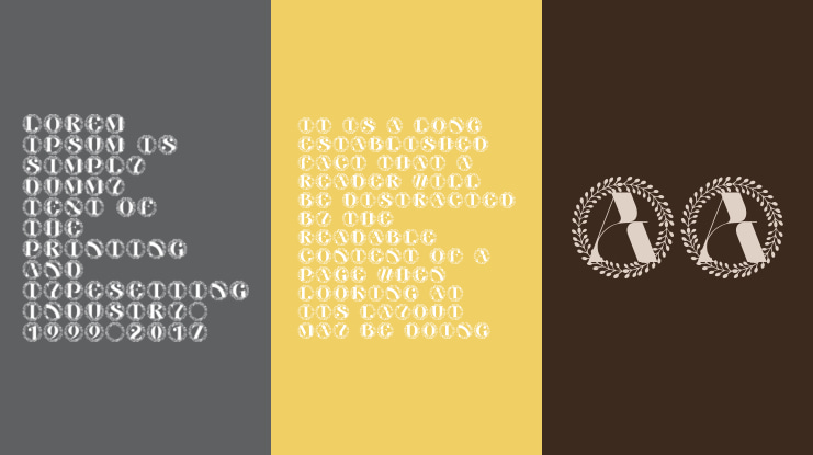 Fleuriton Monogram Font