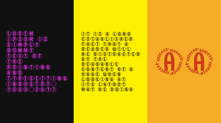 Harborcrest Monogram Font